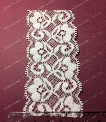 Мереживо гіпюр 2653/48 біле