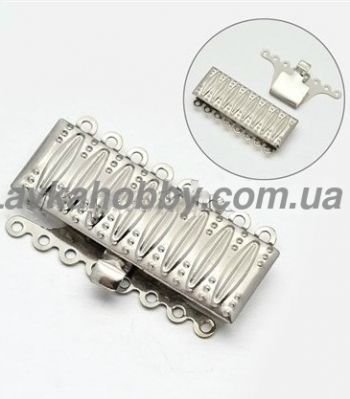 160018 на  8-отв, 30x17x5 мм, отв 1 мм