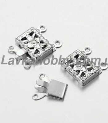 160028 на 2 петлі, 15x10x3 мм, отв 1 мм