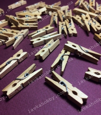 Прищепки декоративные деревянные 200599