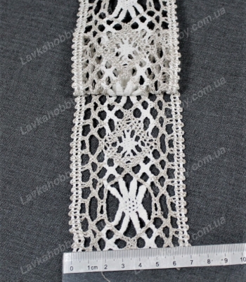 Кружево льон 7387/72 к91