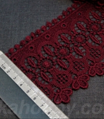 Кружево макраме 1202/88 бордо