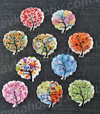 Пуговицы деревяные 200779