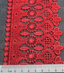 Кружево макраме 1202/88 червоний