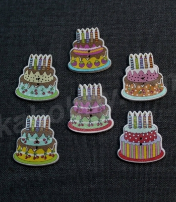 Пуговицы деревянные 200854