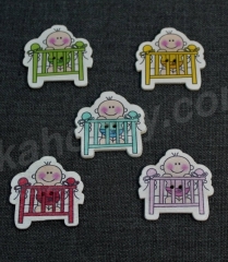 Пуговицы деревянные 200858