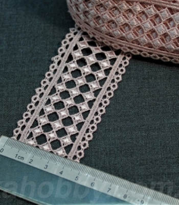 Кружево макраме 1324/50 пудра