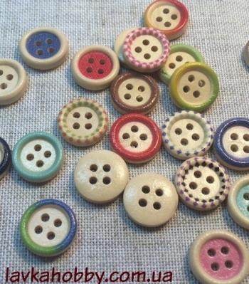 Пуговицы деревянные 200570