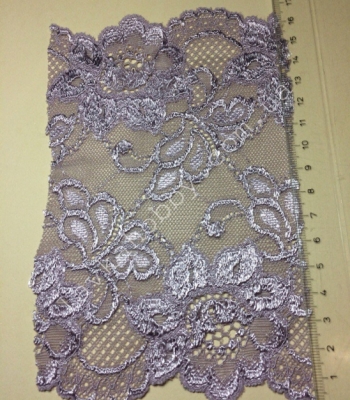 Мереживо гіпюр 0296/160 бузкове