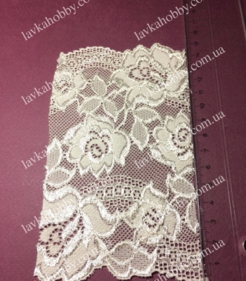 Мереживо гіпюр 1616/140 персик