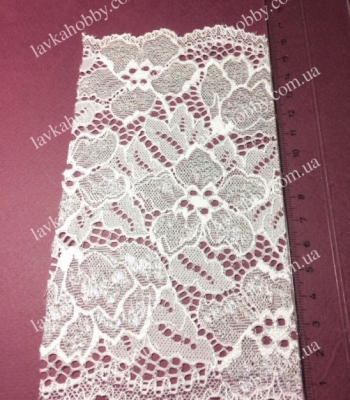 Мереживо гіпюр 1770/160 білий