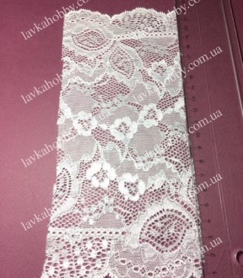 Мереживо гіпюр 1876/220 білий